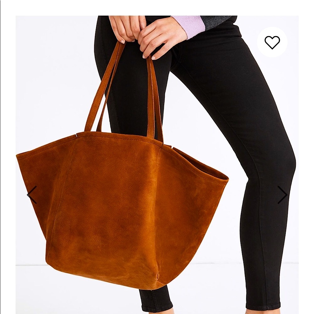 Madewell Suede Leather The Carryall Tote